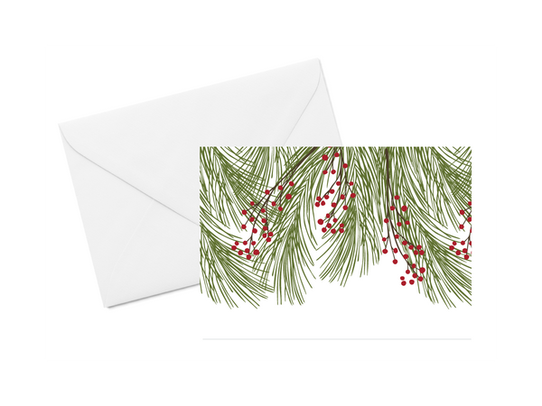 Winterberry Pine Card