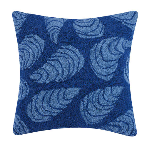 Blue Mussel Hooked Pillow