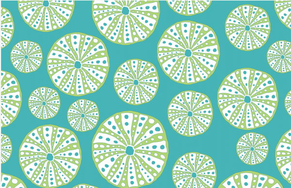 Turquoise Urchin Placemat