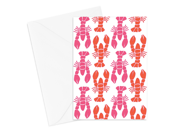 Pink Lobster Card