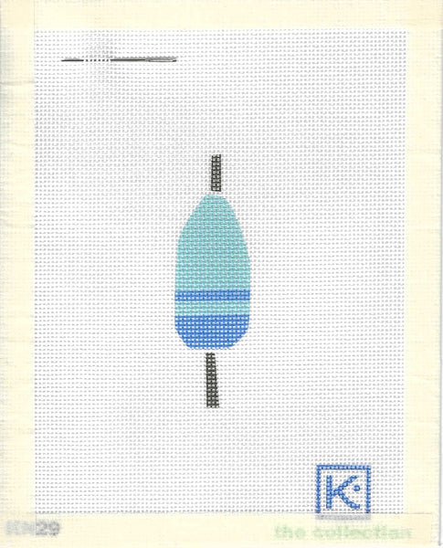 Kate Nelligan Design Aqua & Blue Buoy Needlepoint Kit