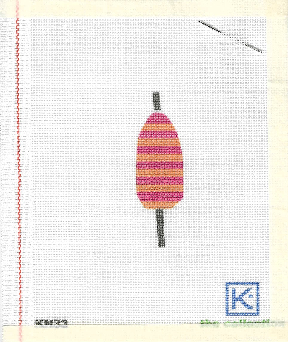 Kate Nelligan Design Pink & Orange Buoy Needlepoint Kit