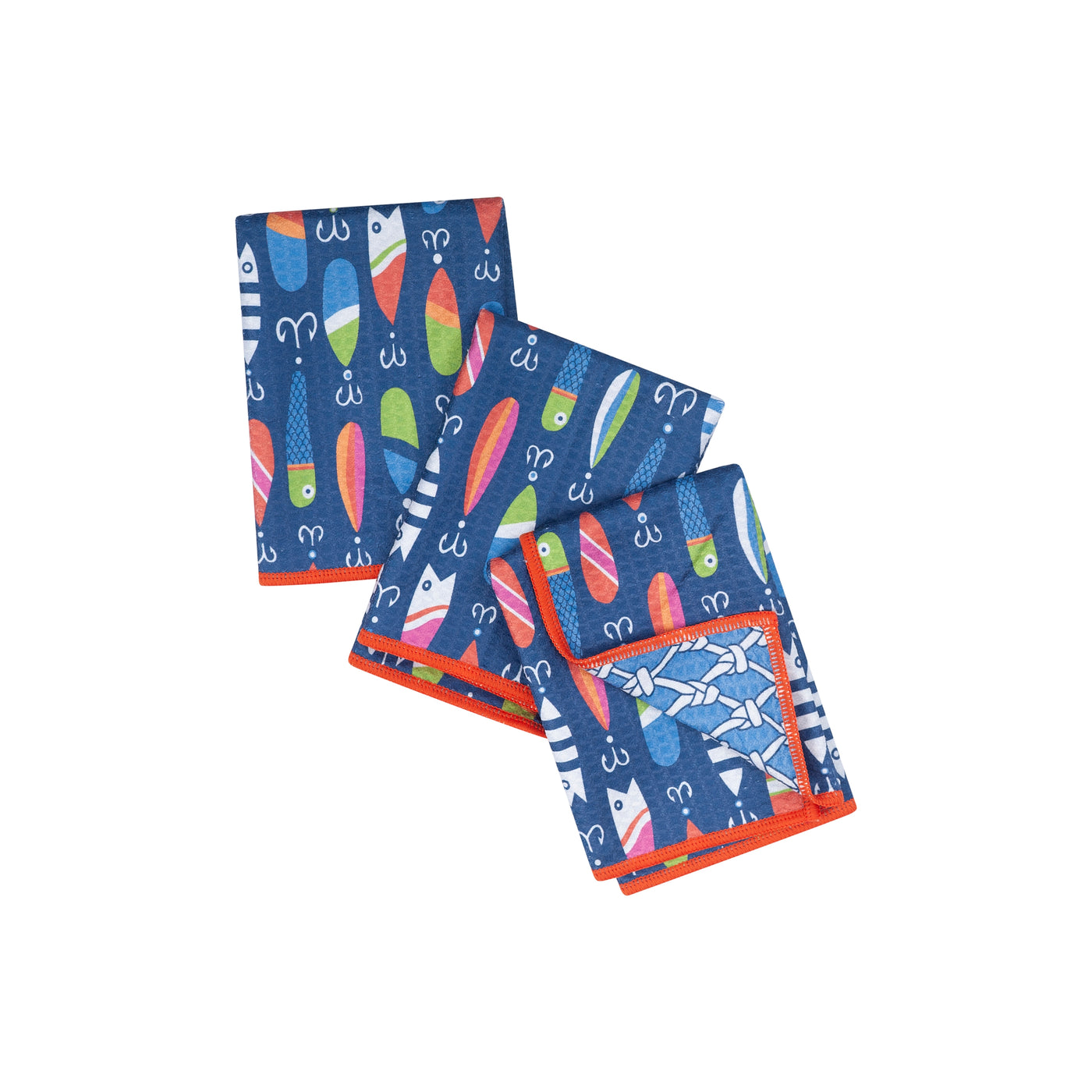 Lures Mighty Mini Towel (Set of 3) Reversible