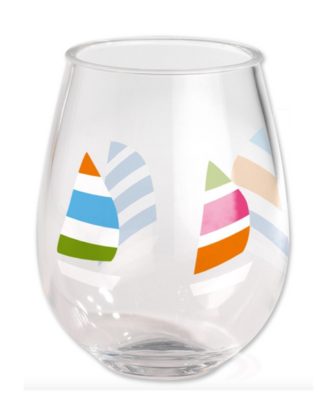 Acrylic Wine Tumbler - Regatta