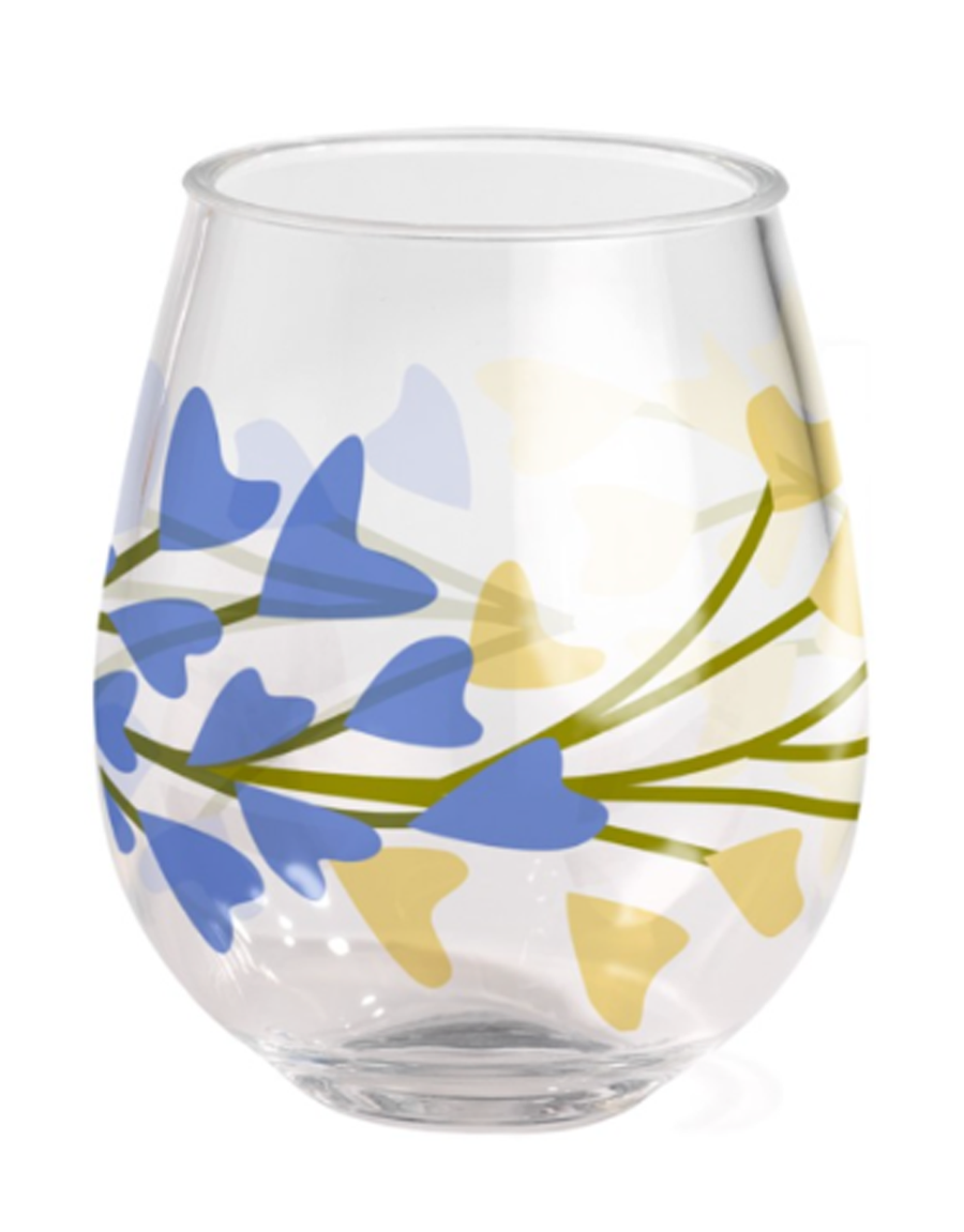 Acrylic Wine Tumbler - Midnight Garden