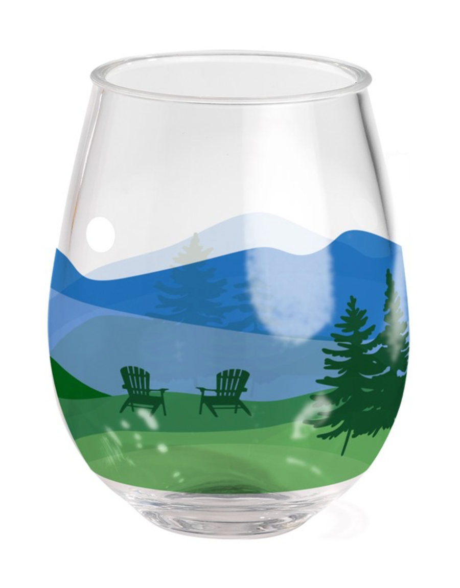 Acrylic Wine Tumbler - Lakeview