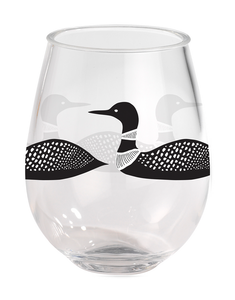 Acrylic Wine Tumbler - Loon