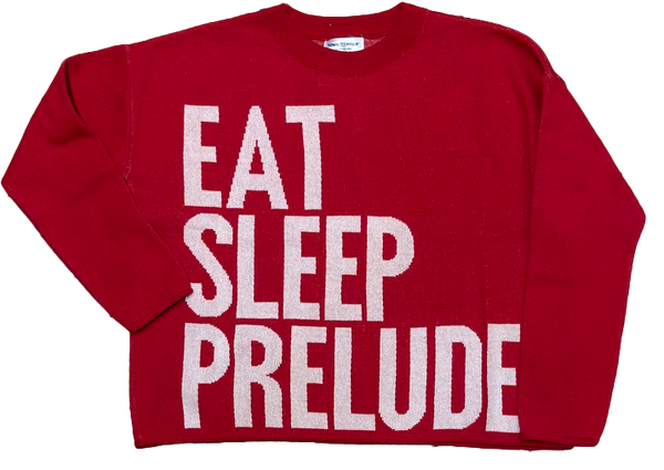 Eat Sleep Prelude Sweater - Red