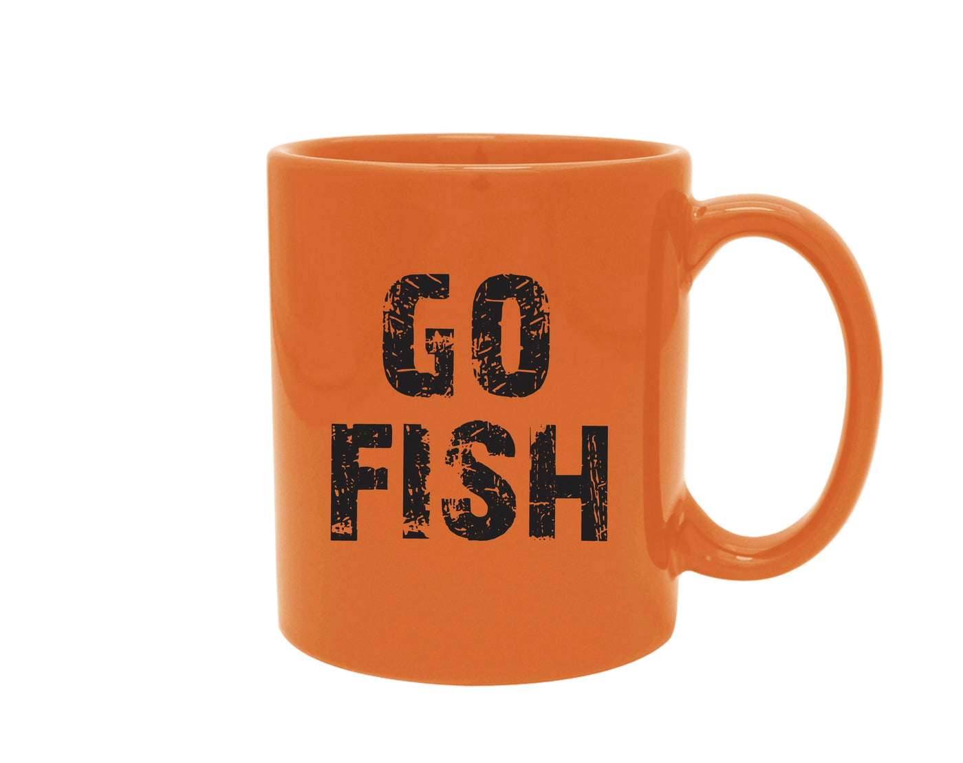GO FISH Orange Mug