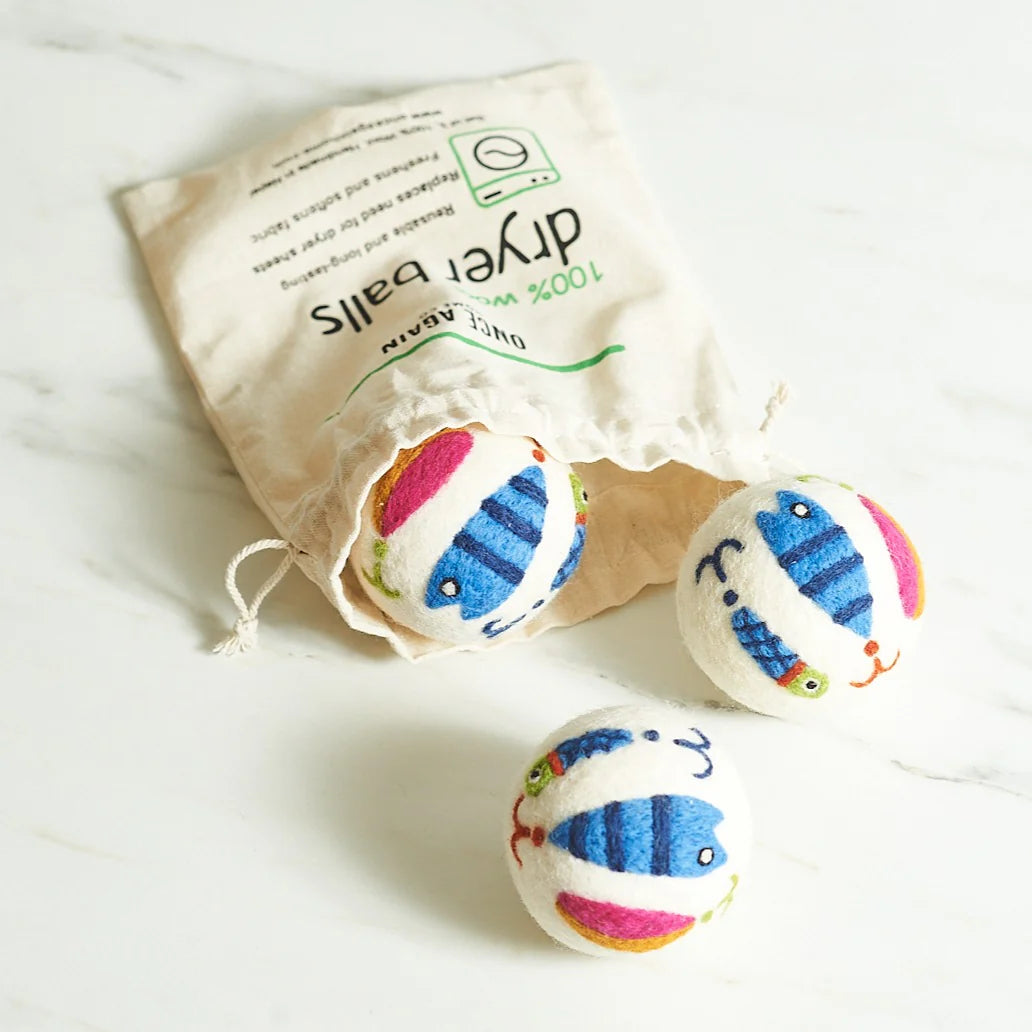 Wool Dryer Balls - Set of 3 | Lures