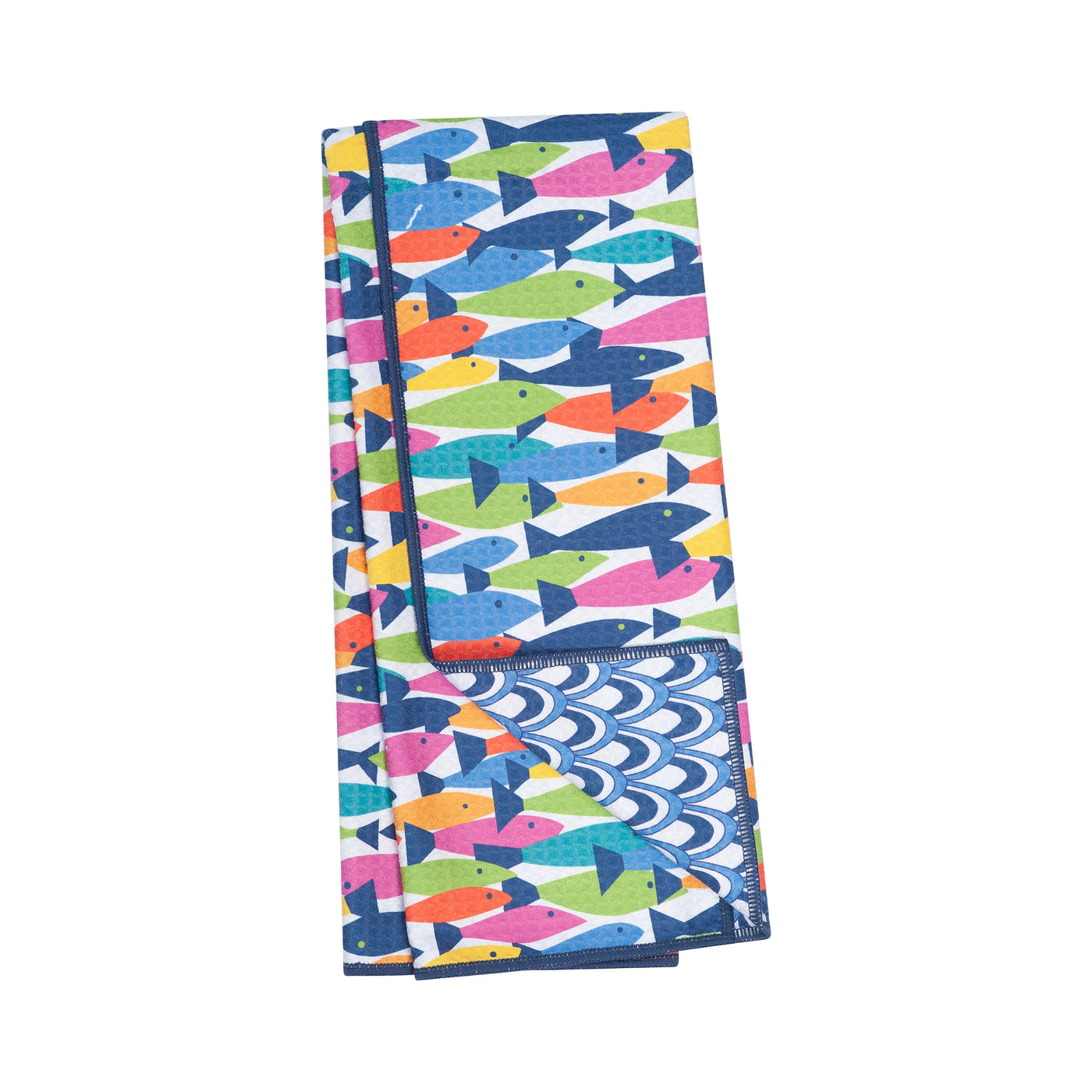 Rainbow Fish Reversible Anywhere Towel