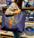 Sea Bags x Kate Nelligan Lobster Lights Large Tote Hemp Handle