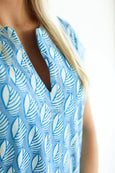 Josie Beach Dress IN SHELL BLUE