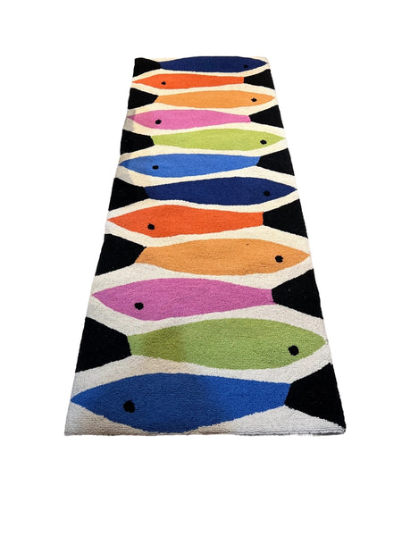 Rainbow Fish B Runner Rug