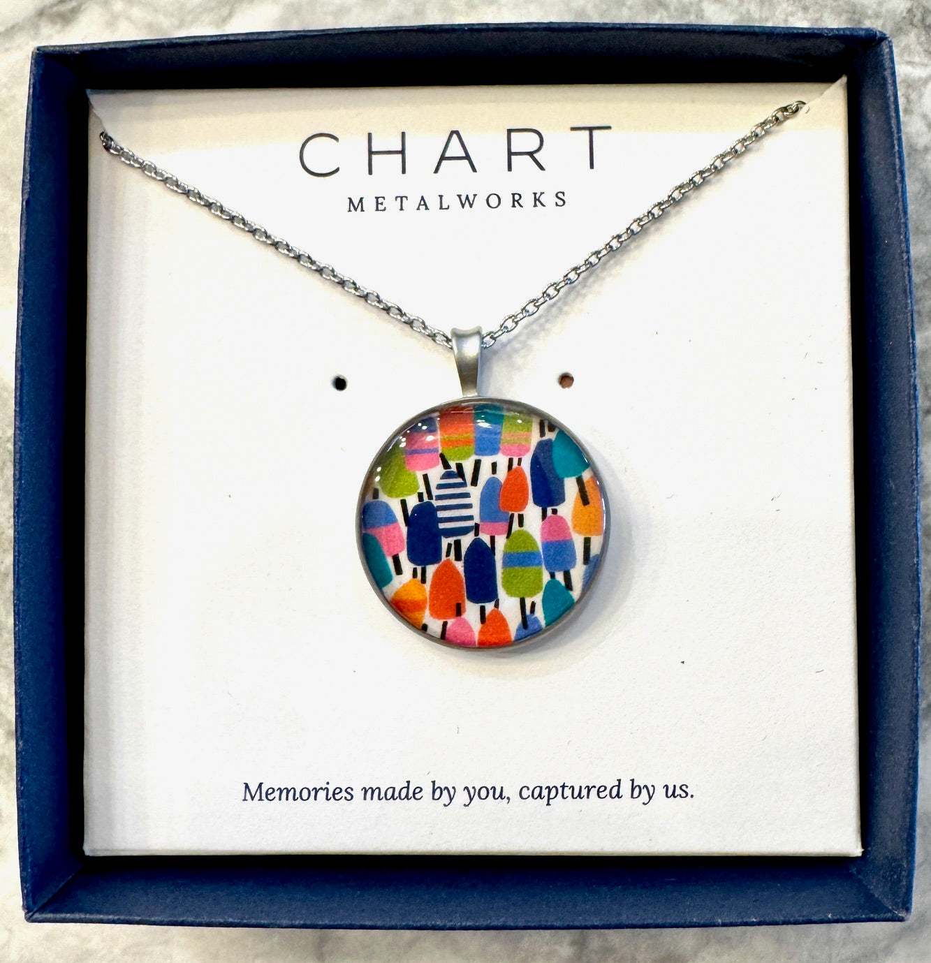 Chart Metalworks Jewelry x Kate Nelligan 18" Pendants - Buoys