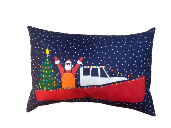 Prelude Santa Boat Lumbar Pillow