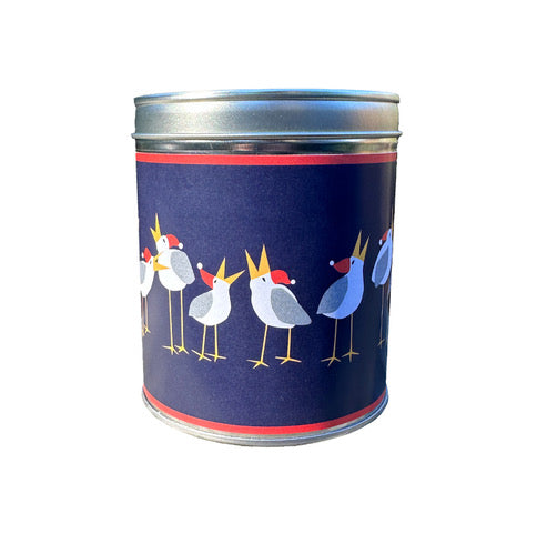 Caroling Seagulls Candle