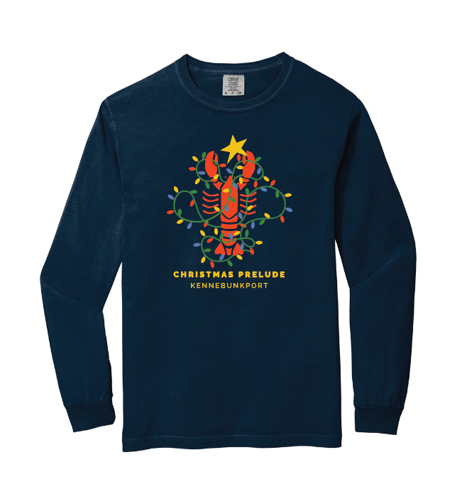 Lobster Lights Christmas Prelude Long Sleeve T-Shirt