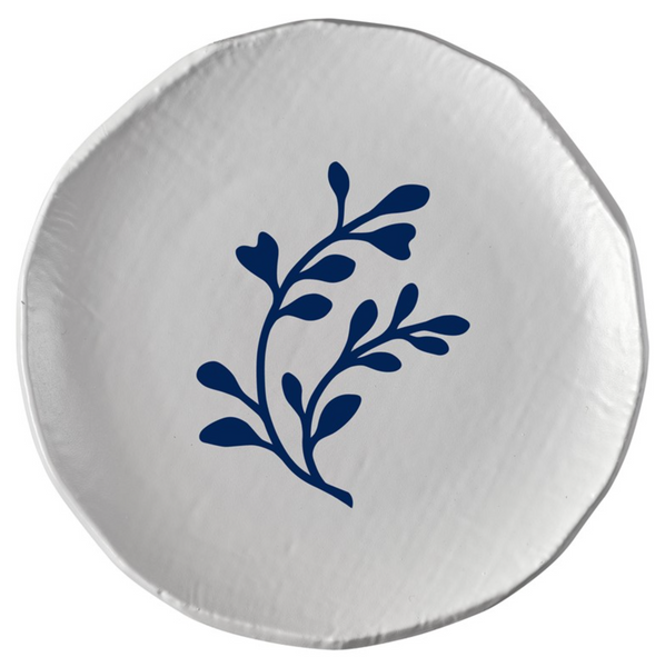Blue & White Seeweed Appetizer Plate