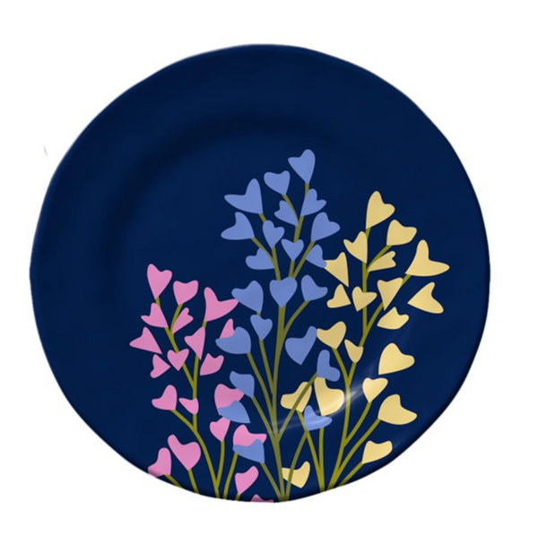 Midnight Garden Appetizer Plate