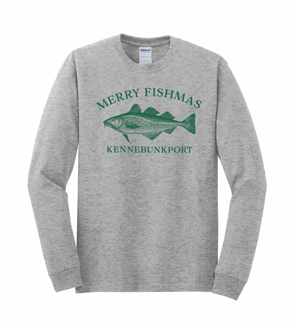 Merry Fishmas Long Sleeve T-Shirt
