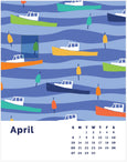 2025 Kate Nelligan Design Desktop Calendar