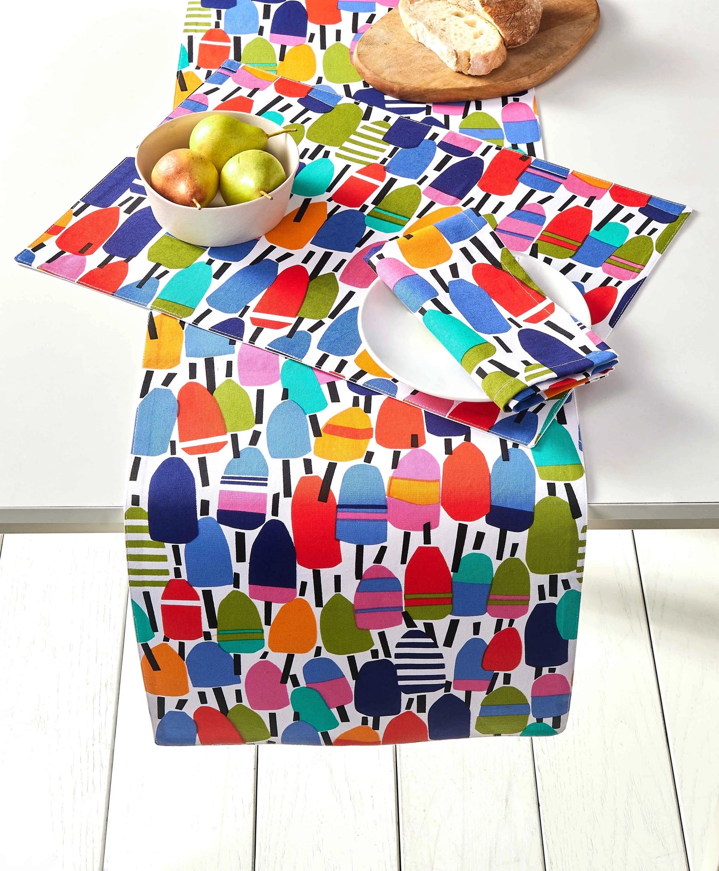 Buoy Cotton Table Runner