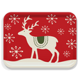 Reindeer Large Wooden Tray