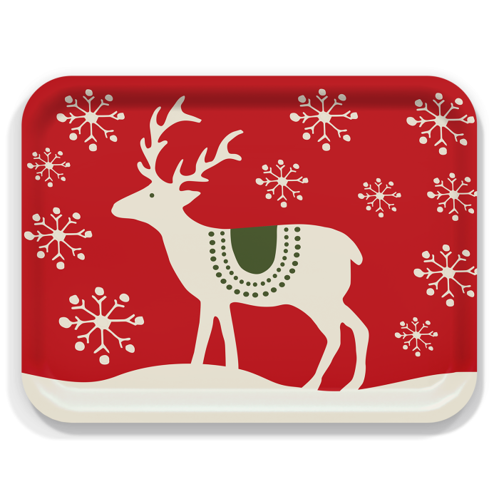 Reindeer Large Wooden Tray