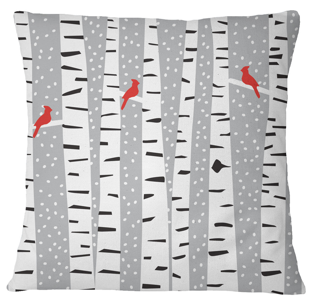 Cardinal Birch Pillow