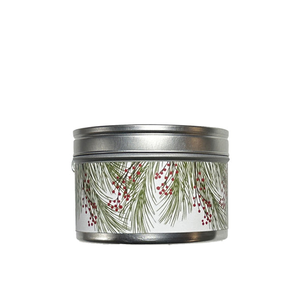 Winterberry Pine Mini Candle