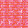 Pink Fish - Kate Nelligan Design Cotton Fabric by the Yard