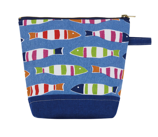 Picket Fish Canvas Cosmetic Bag