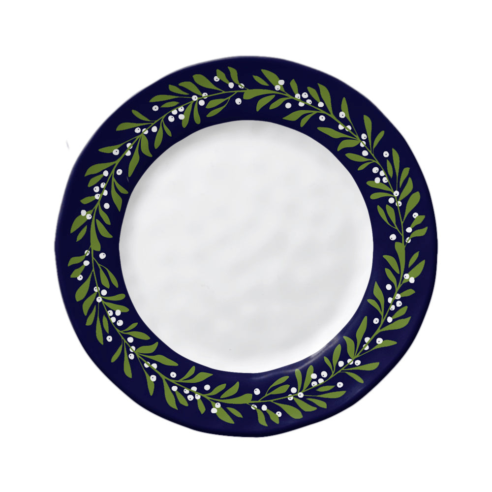 Mistletoe Salad Plate