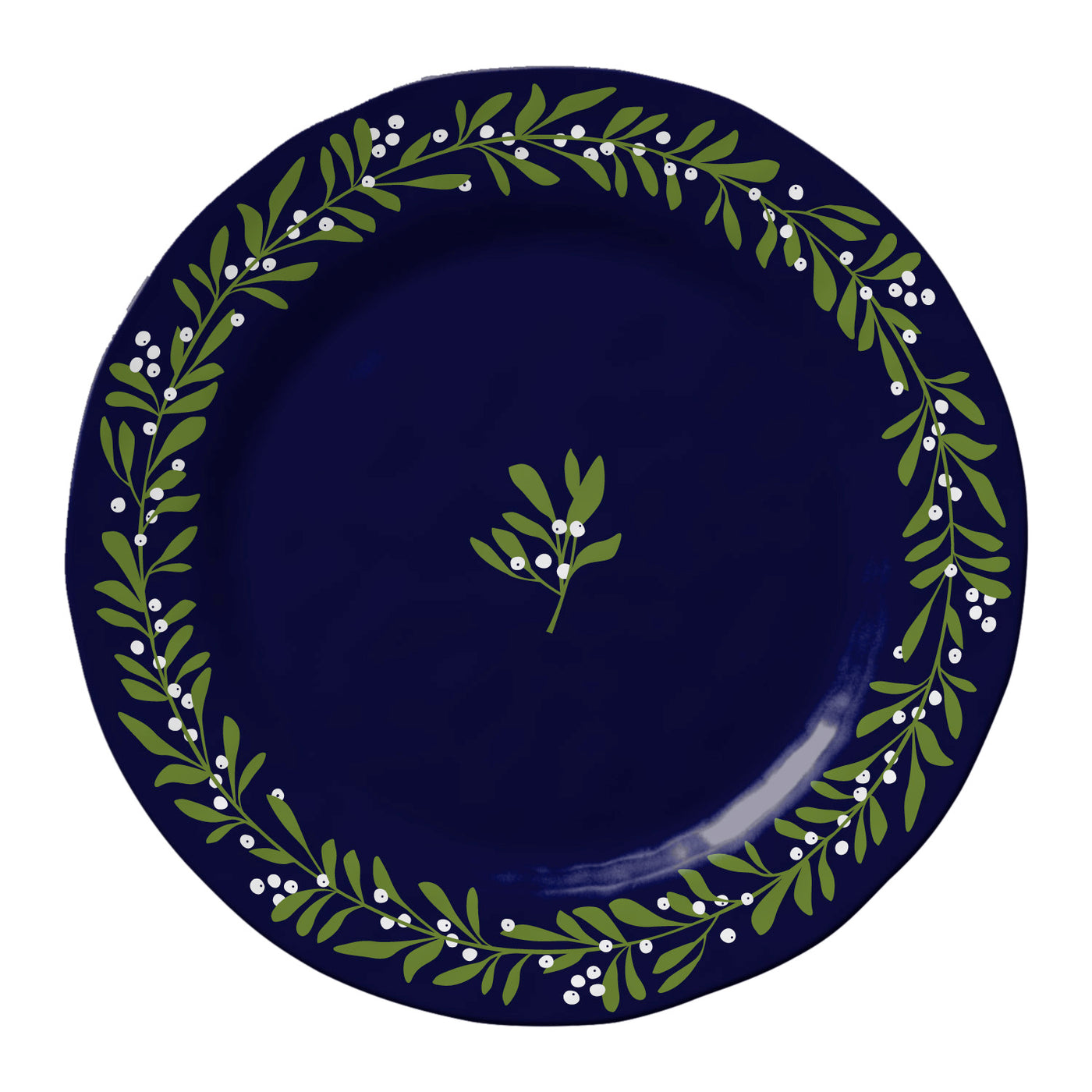 Mistletoe Dinner Plate