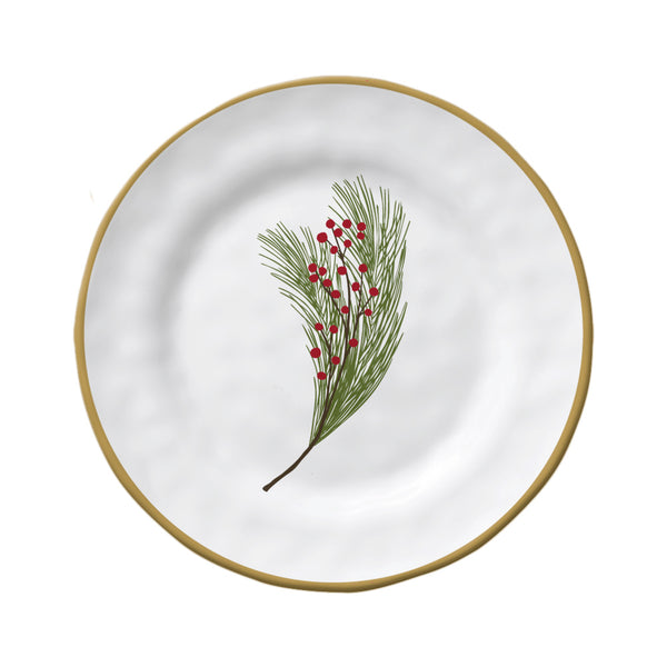 Winterberry Pine Salad Plate