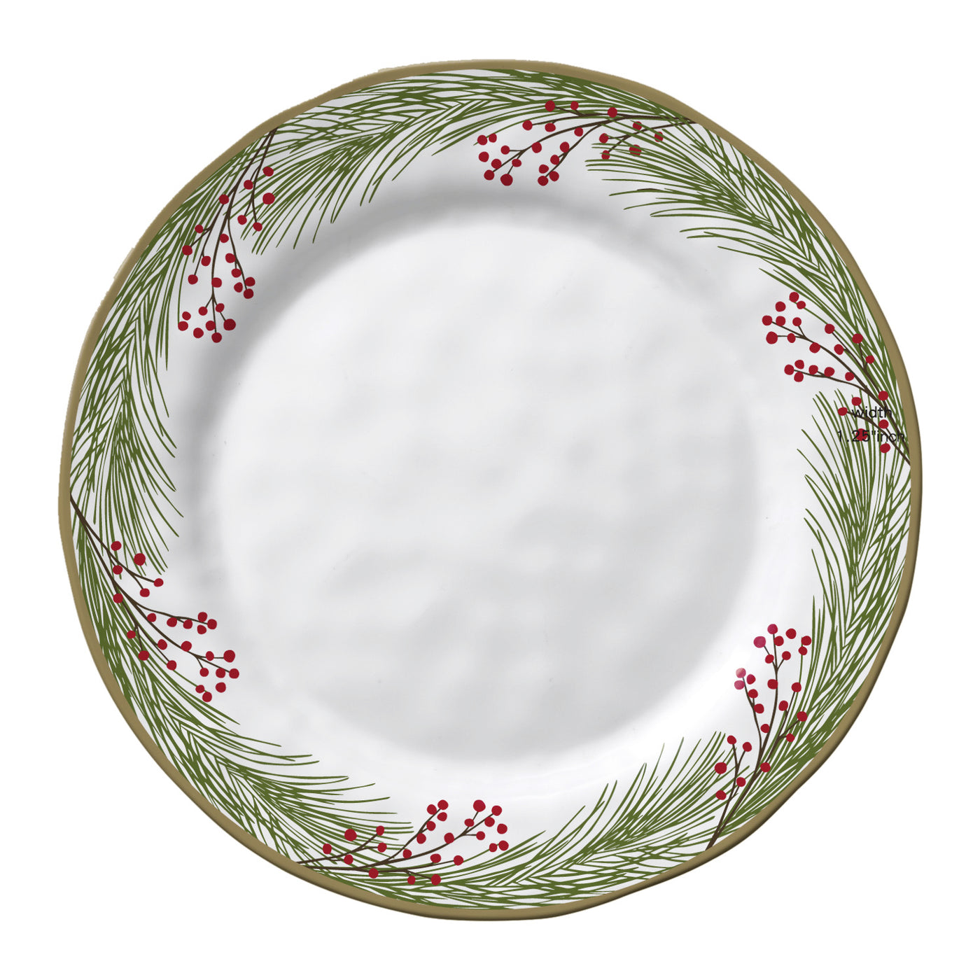 Winterberry Pine Dinner Plate