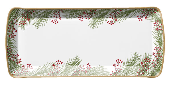 Winterberry Pine Loaf Tray