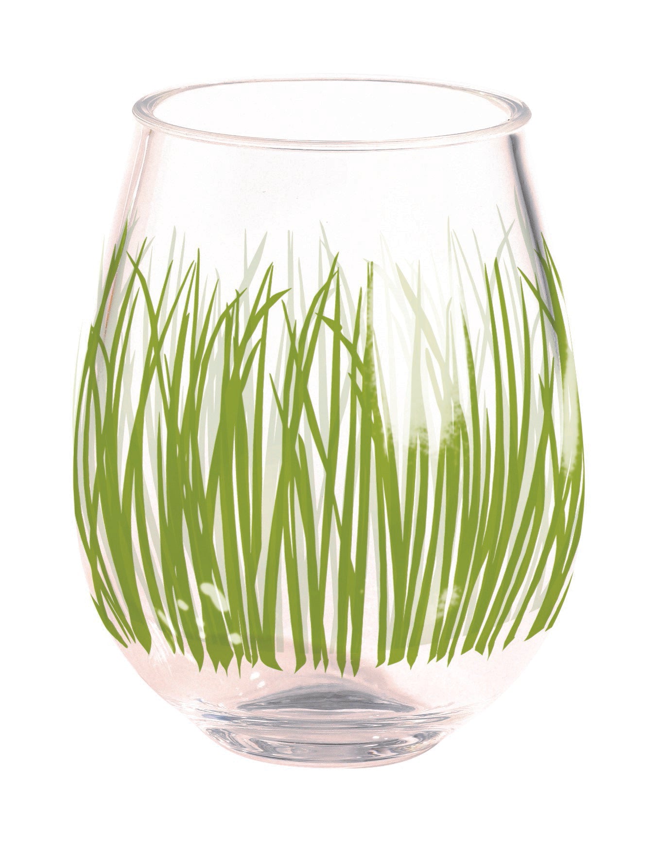 Acrylic Wine Tumbler - Sea Grass