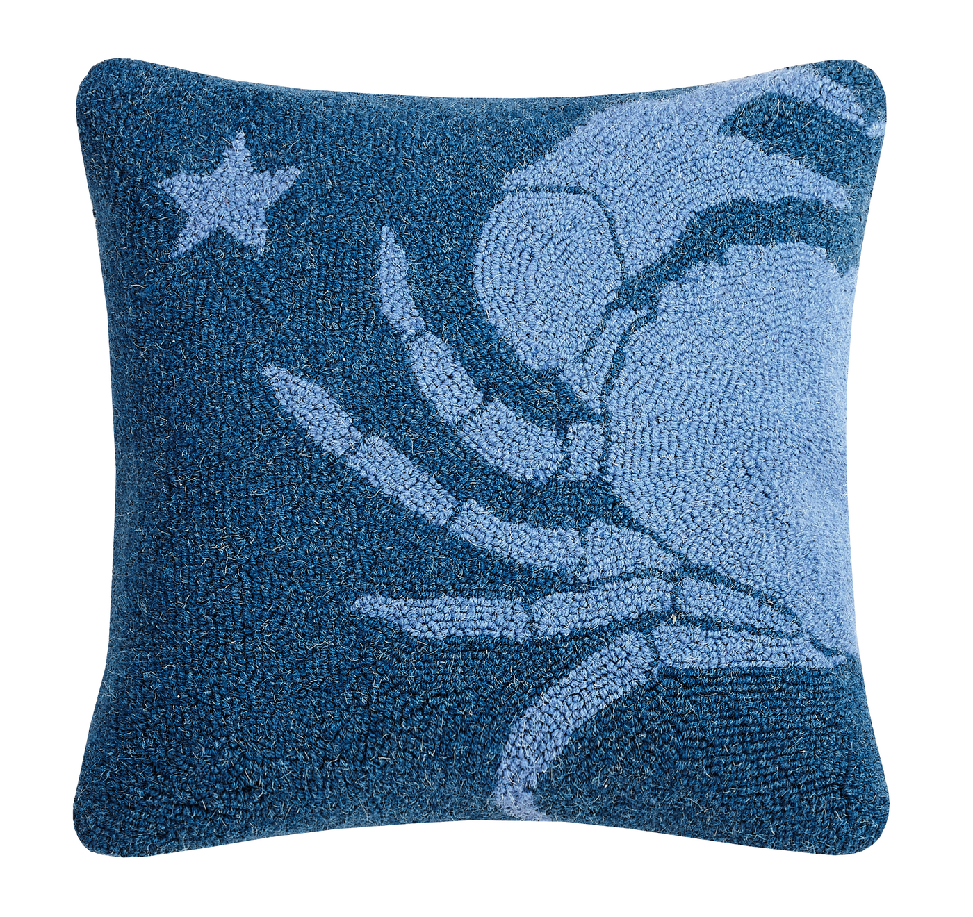 Blue Star Crab Hooked Pillow