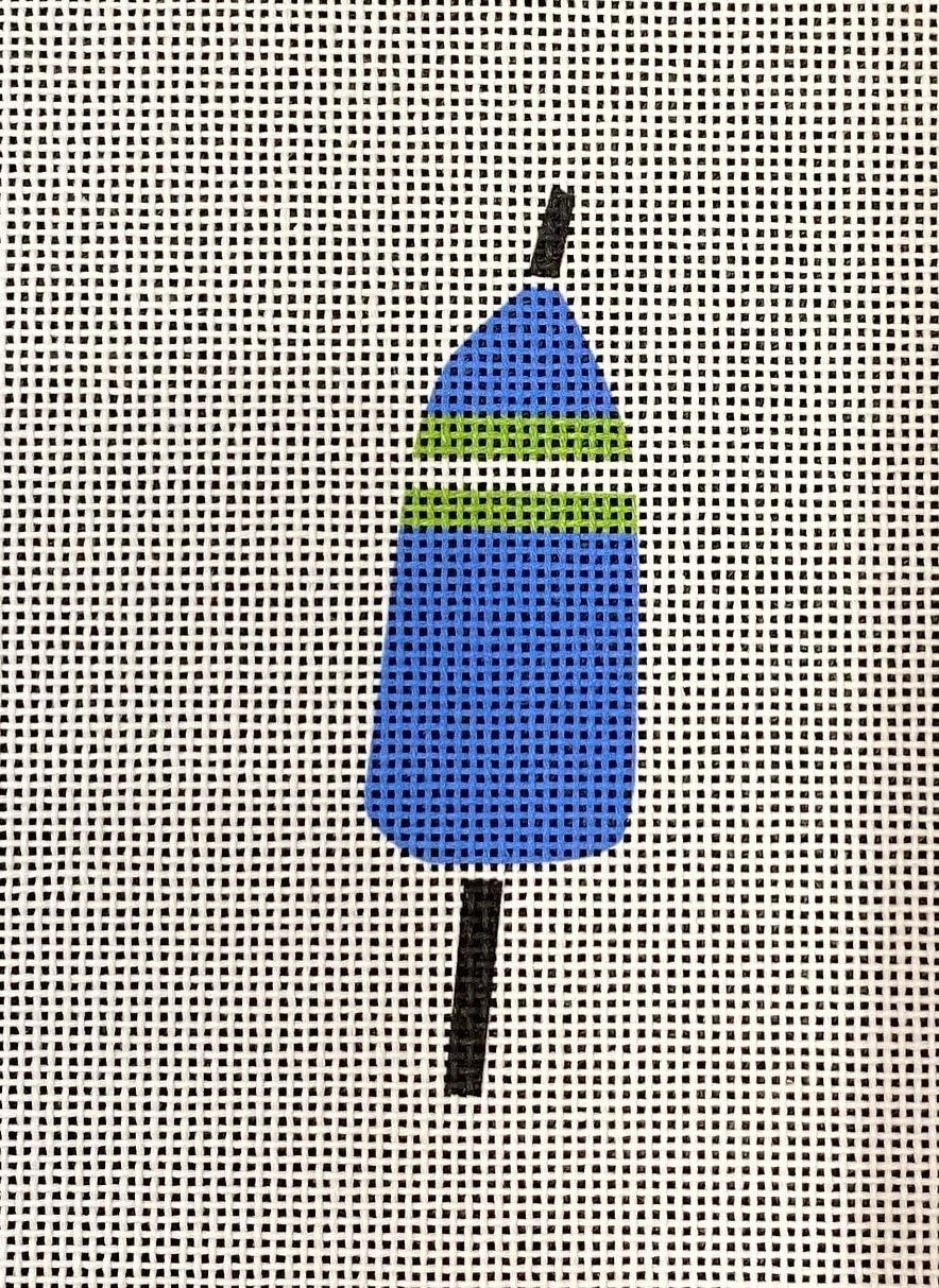 Kate Nelligan Design Periwinkle & Green Buoy Needlepoint Kit