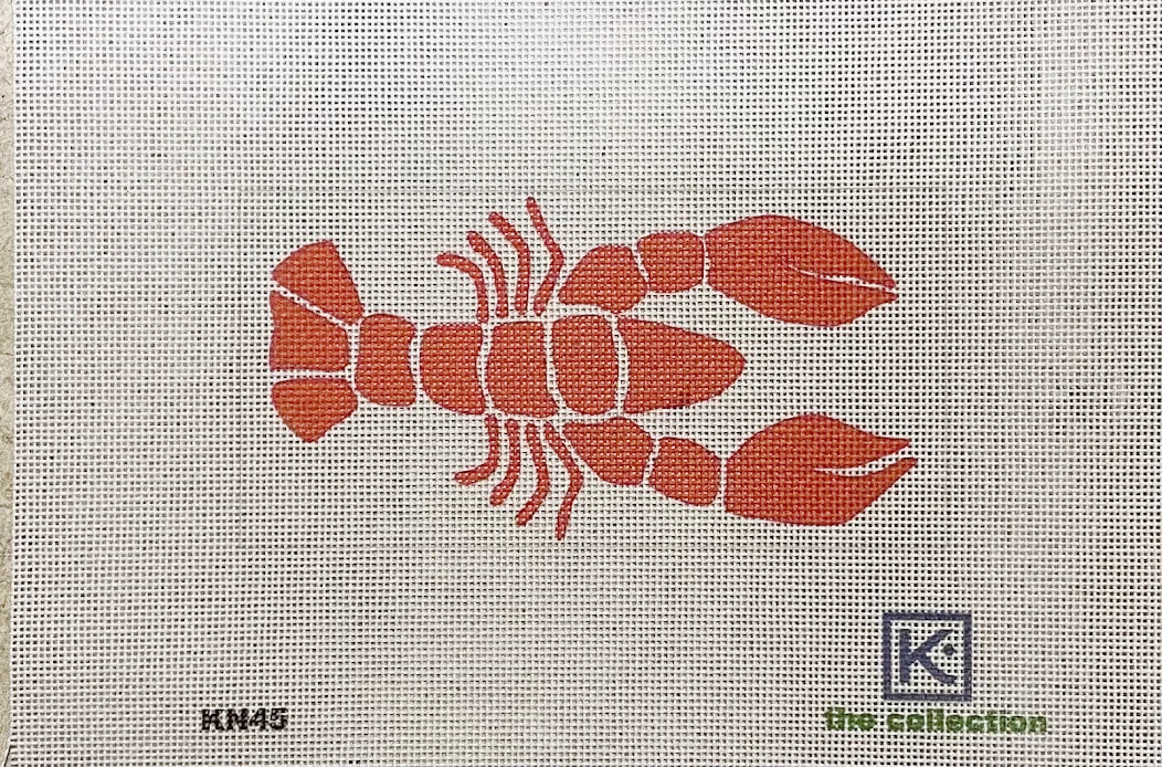 Kate Nelligan Design Red Lobsters Needlepoint Kit