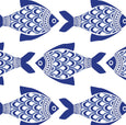 Porcelain Fish Kate Nelligan Design Cotton Fabric by the Yard