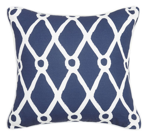 Fishnet Canvas Pillow