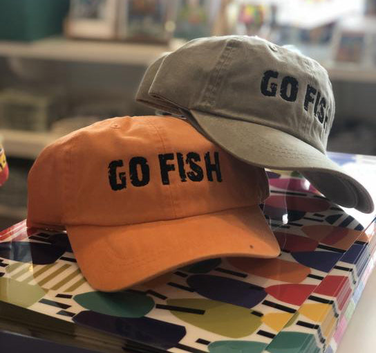 GO FISH HAT - spell it out!