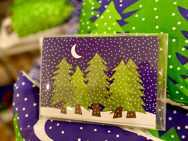 Midnight Snow Card Boxed Set of Six