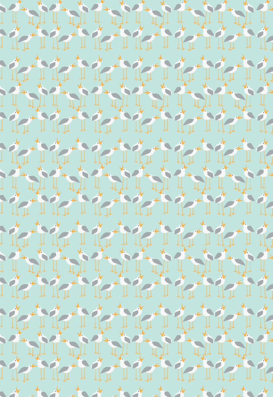 Kate Nelligan Design Gift Wrapping Paper/Seagulls