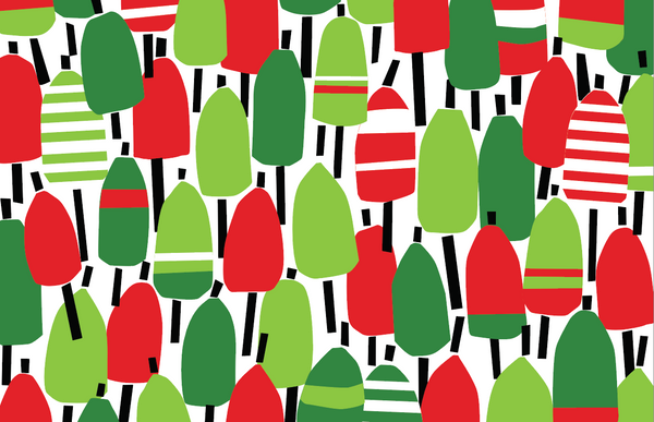 Holiday Buoy Vinyl Placemat