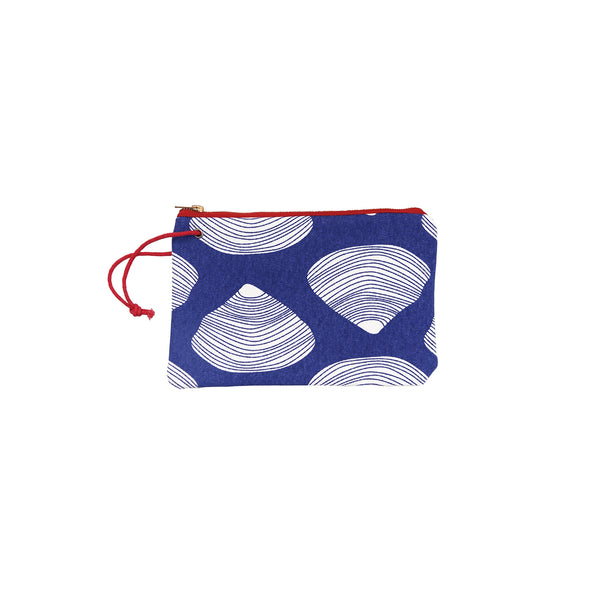 NEW Clamshell Canvas Wristlet/Clutch