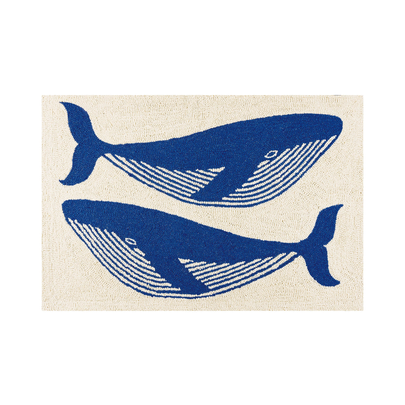 Whale Accent Hook Rug